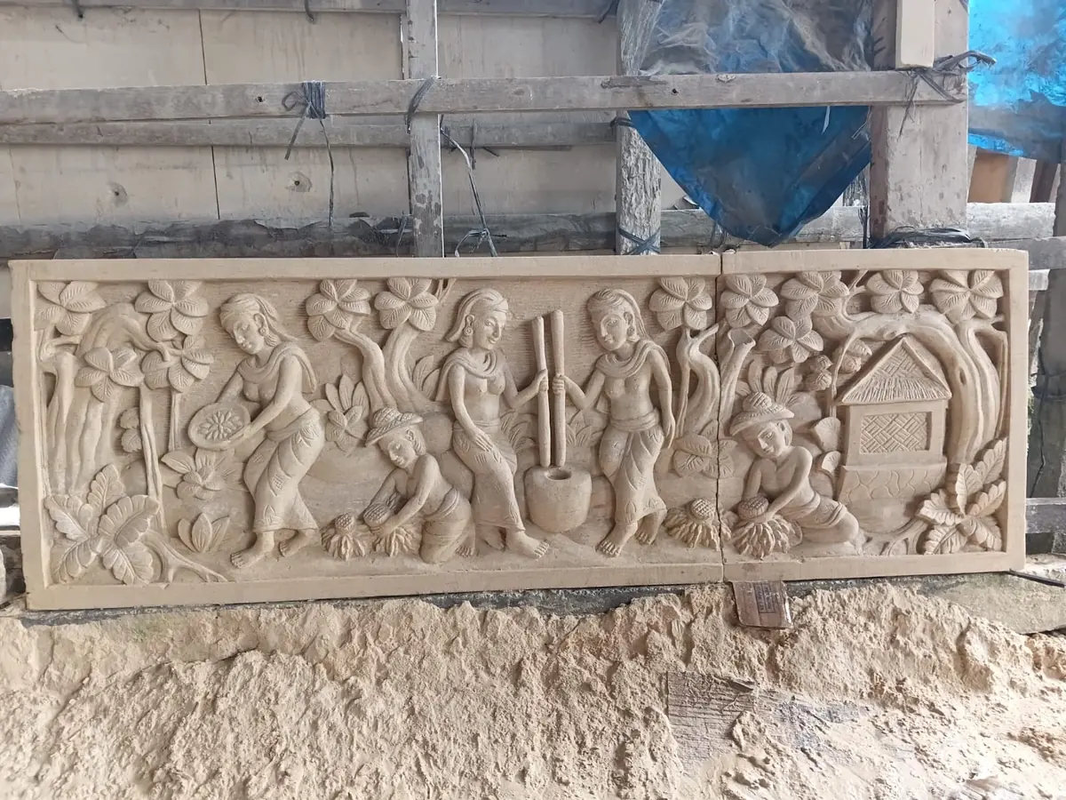 Aktivitas Petani Bali (Suasana Panen)